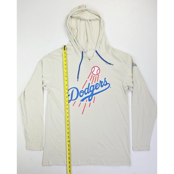 Dodgers Size Medium Adult Bone Color UCLA Health Pullover Lightweight Hoodie - Picture 10 of 11